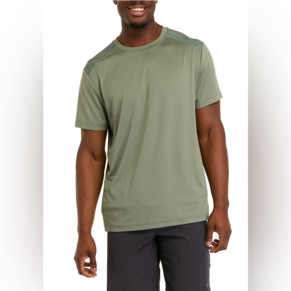 Zelos Performance Activewear Short Sleeve T-Shirt - 2XL - Color- Green Fade